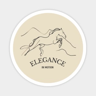 Horse Essence, Elegance in Motion Magnet